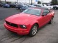 2005 Torch Red Ford Mustang V6 Premium Convertible  photo #2