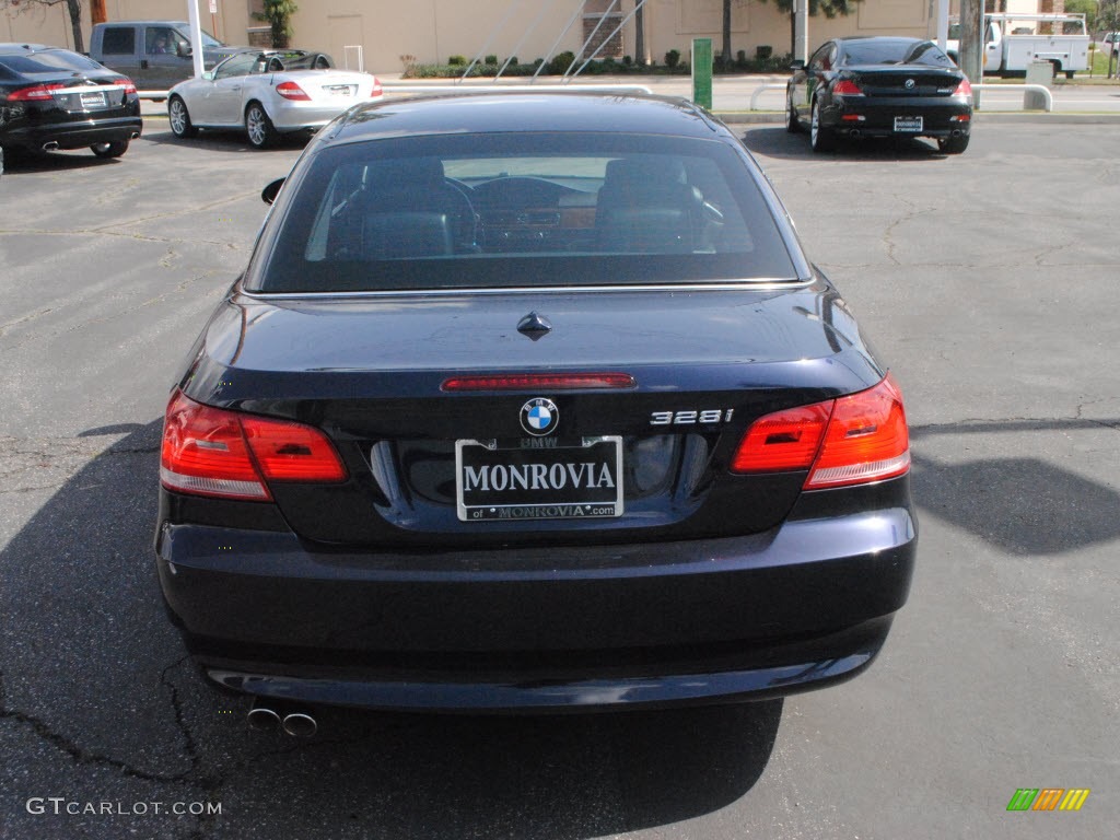 2007 3 Series 328i Convertible - Monaco Blue Metallic / Black photo #8