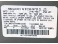 WV2: Diamond Graphite Metallic 2006 Infiniti G 35 x Sedan Color Code