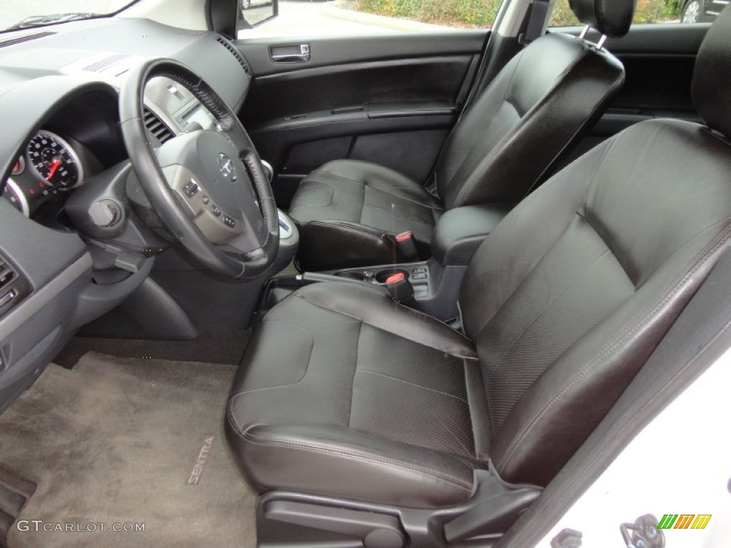 Charcoal Interior 2010 Nissan Sentra 2.0 SL Photo #61688583