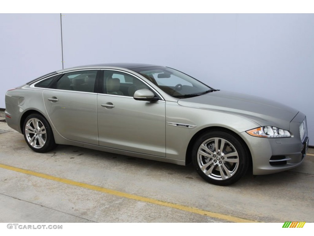 Cashmere Metallic 2012 Jaguar XJ XJL Portfolio Exterior Photo #61688853