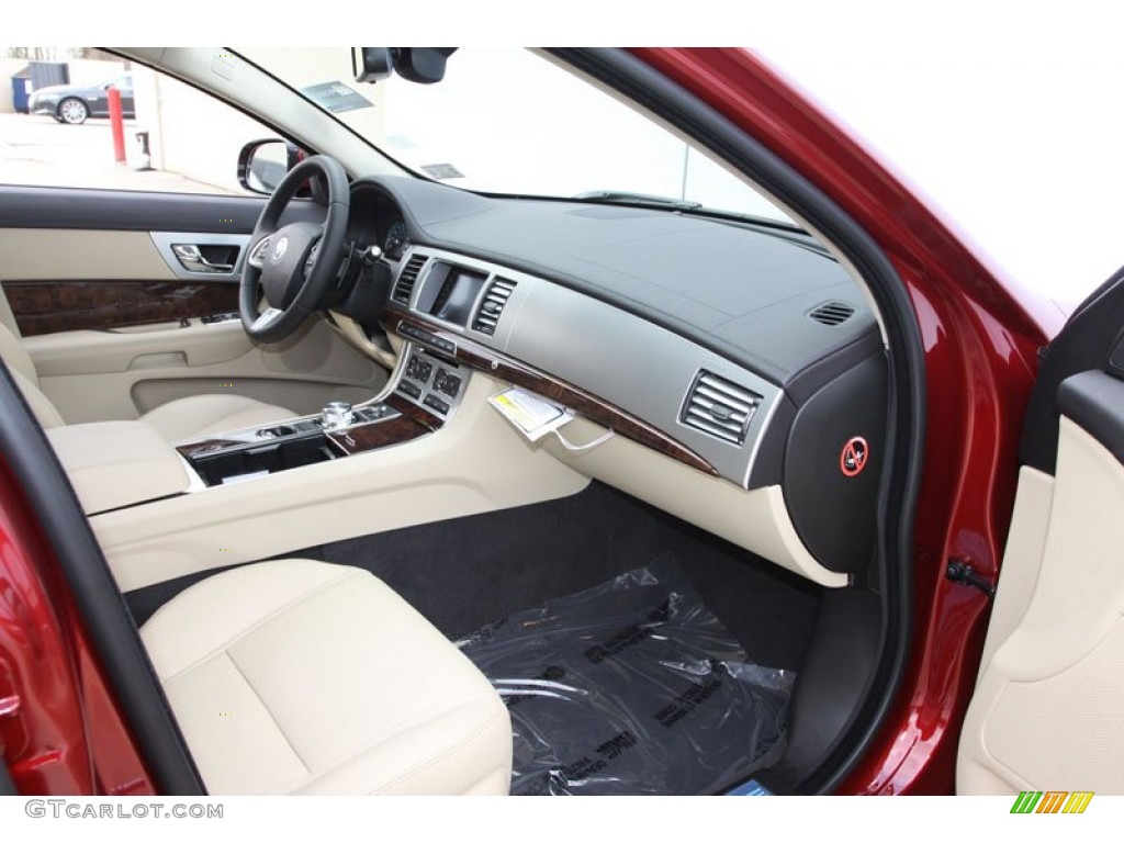 2012 Jaguar XF Standard XF Model Barley/Warm Charcoal Dashboard Photo #61689933