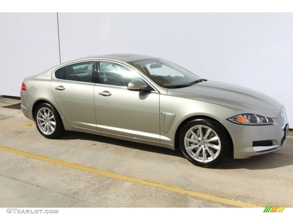 Cashmere Metallic 2012 Jaguar XF Standard XF Model Exterior Photo #61690233