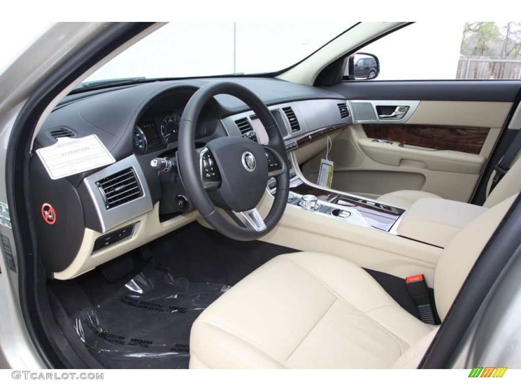 Barley/Warm Charcoal Interior 2012 Jaguar XF Standard XF Model Photo #61690251