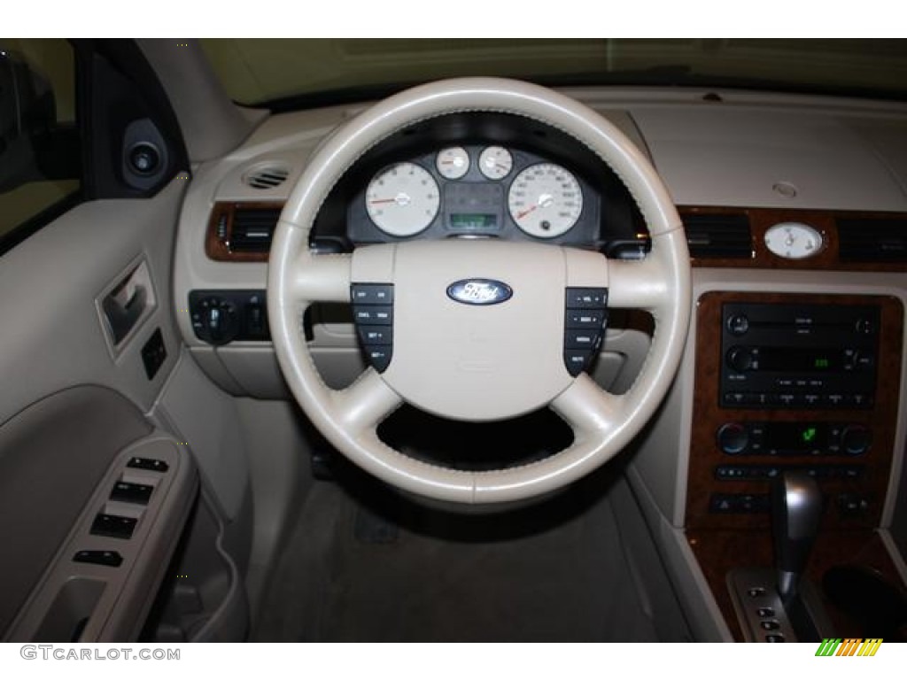 2007 Ford Five Hundred Limited AWD Shale Steering Wheel Photo #61690260