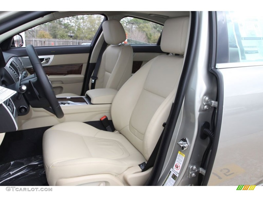 Barley/Warm Charcoal Interior 2012 Jaguar XF Standard XF Model Photo #61690265