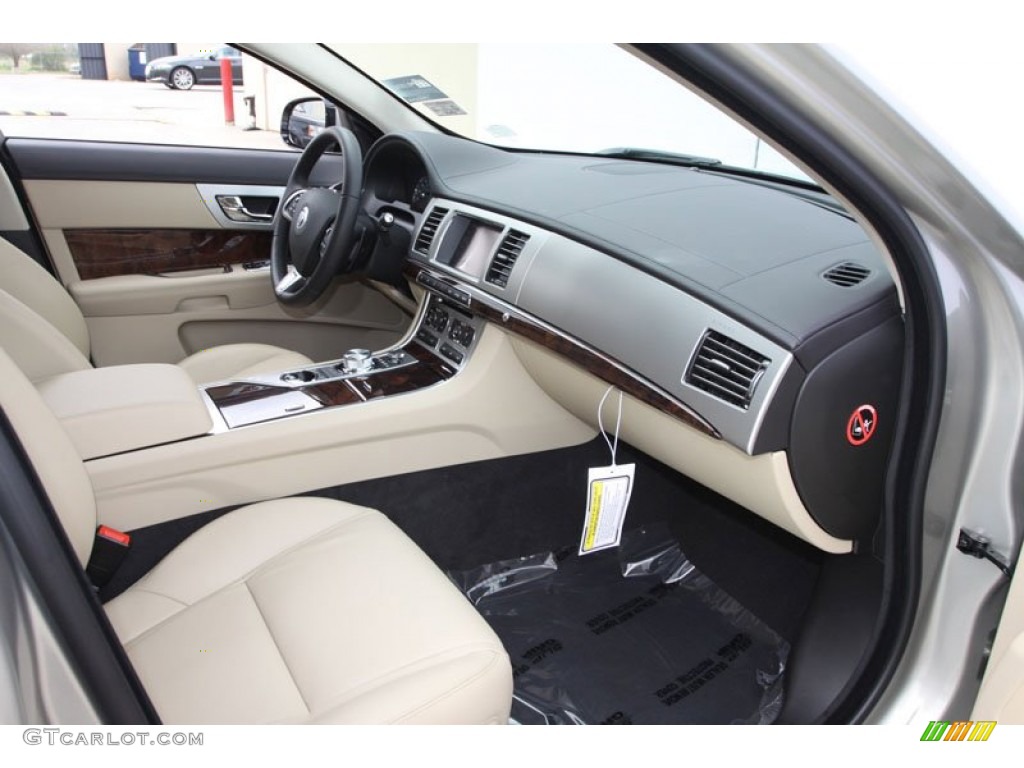 Barley/Warm Charcoal Interior 2012 Jaguar XF Standard XF Model Photo #61690408