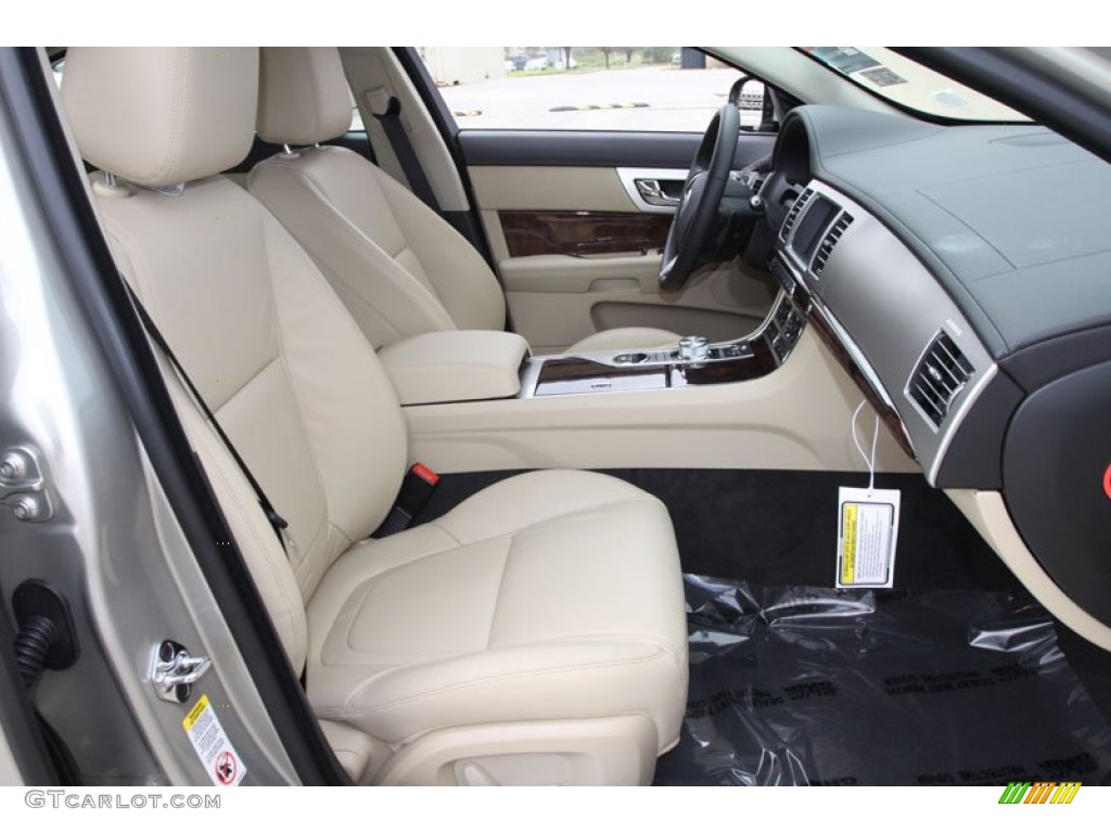 Barley/Warm Charcoal Interior 2012 Jaguar XF Standard XF Model Photo #61690415