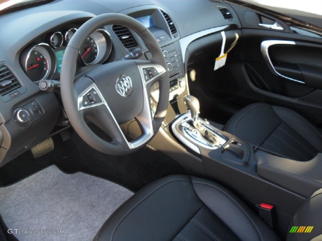 Ebony Interior 2011 Buick Regal CXL Photo #61690600