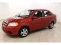 2010 Sport Red Chevrolet Aveo LT Sedan  photo #3