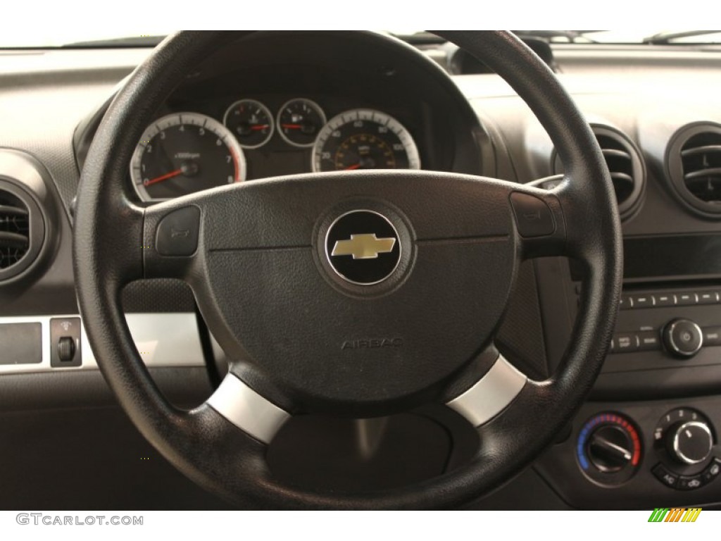 2010 Aveo LT Sedan - Sport Red / Charcoal photo #8