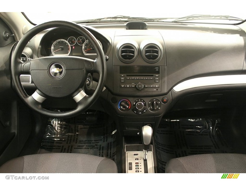 2010 Aveo LT Sedan - Sport Red / Charcoal photo #15