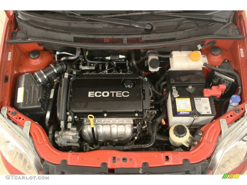 2010 Aveo LT Sedan - Sport Red / Charcoal photo #17