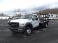 Oxford White 2005 Ford F450 Super Duty XL Regular Cab Stake Truck