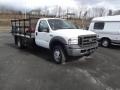 Oxford White - F450 Super Duty XL Regular Cab Stake Truck Photo No. 2
