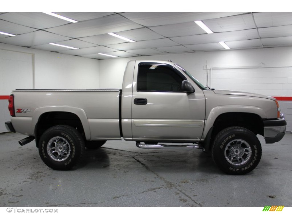 2004 Silverado 1500 Z71 Regular Cab 4x4 - Silver Birch Metallic / Dark Charcoal photo #19