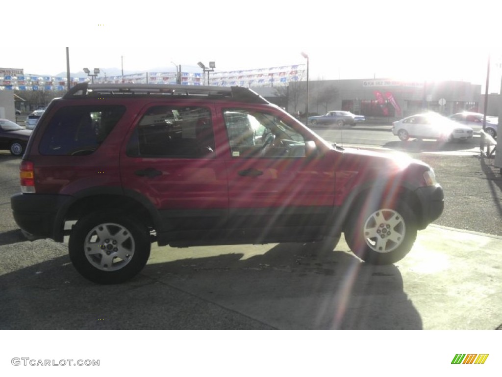 2003 Escape XLT V6 4WD - Redfire Metallic / Medium Dark Pebble photo #7