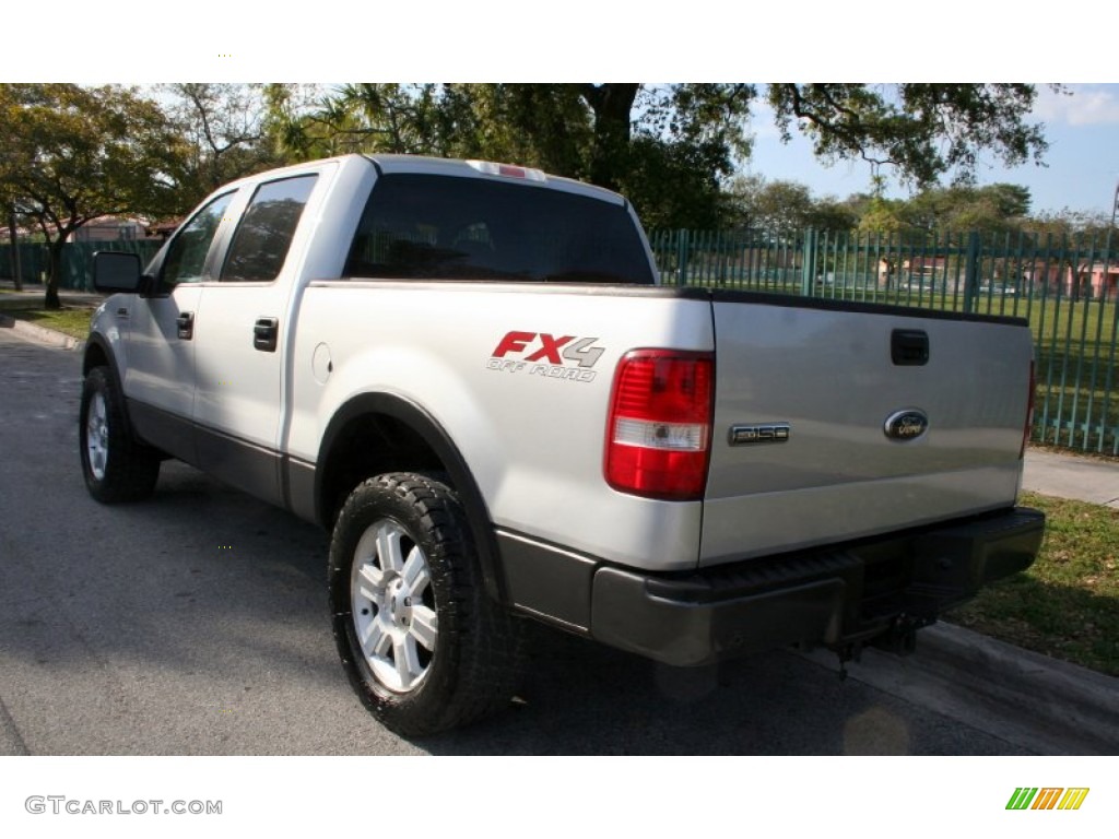 2006 F150 FX4 SuperCrew 4x4 - Silver Metallic / Black/Medium Flint photo #7