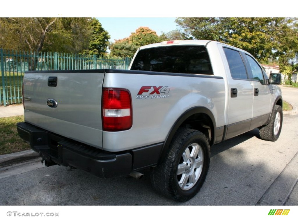 2006 F150 FX4 SuperCrew 4x4 - Silver Metallic / Black/Medium Flint photo #8