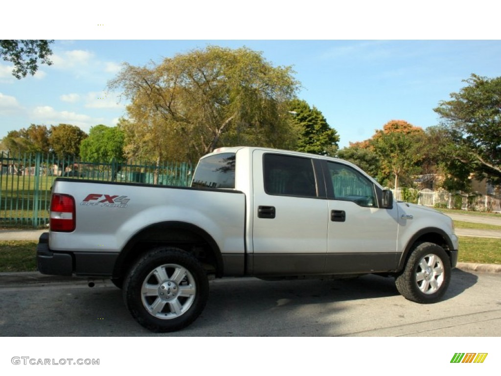 2006 F150 FX4 SuperCrew 4x4 - Silver Metallic / Black/Medium Flint photo #9