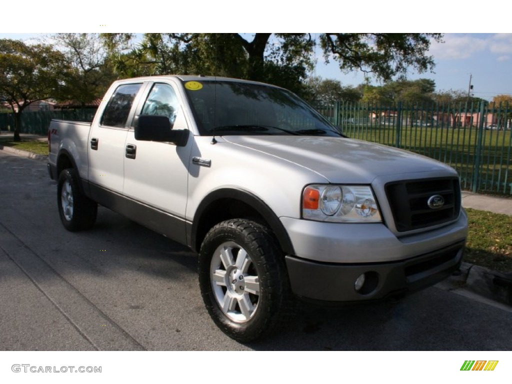 2006 F150 FX4 SuperCrew 4x4 - Silver Metallic / Black/Medium Flint photo #15