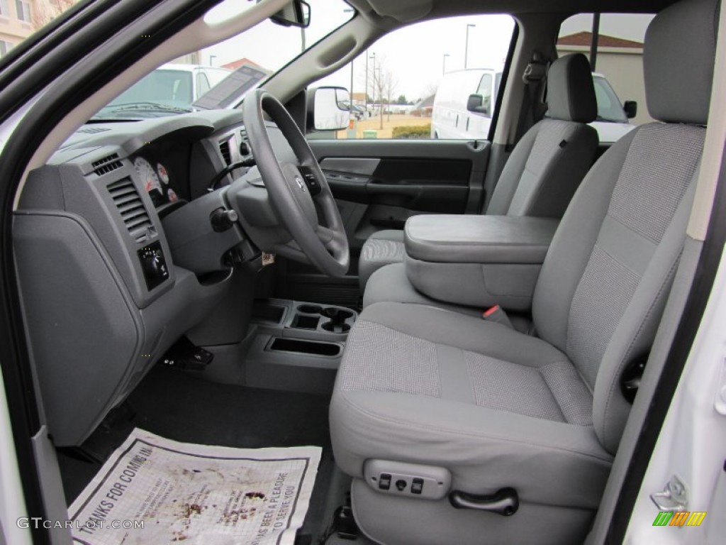 Medium Slate Gray Interior 2007 Dodge Ram 3500 SLT Mega Cab 4x4 Photo #61696406