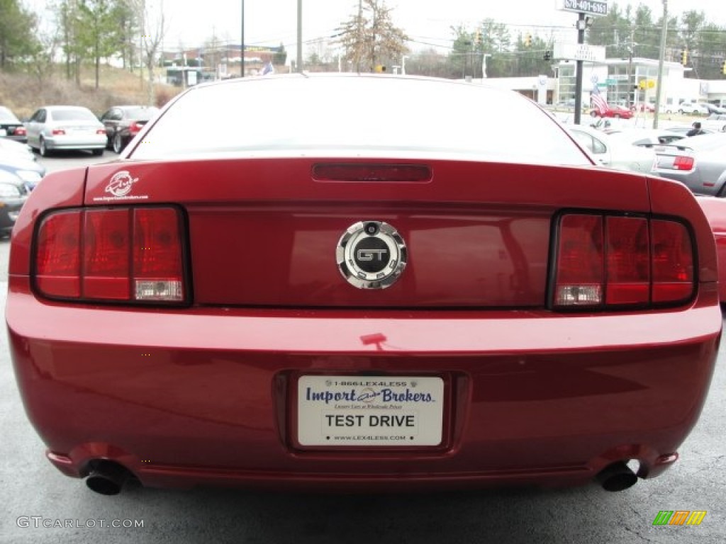 2005 Mustang GT Premium Coupe - Redfire Metallic / Dark Charcoal photo #13