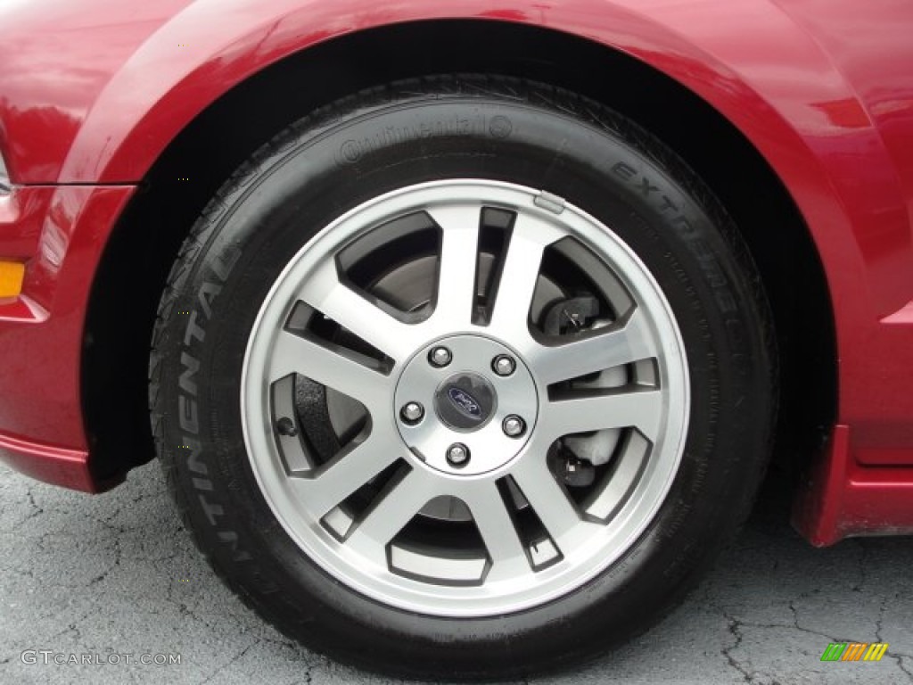 2005 Mustang GT Premium Coupe - Redfire Metallic / Dark Charcoal photo #14