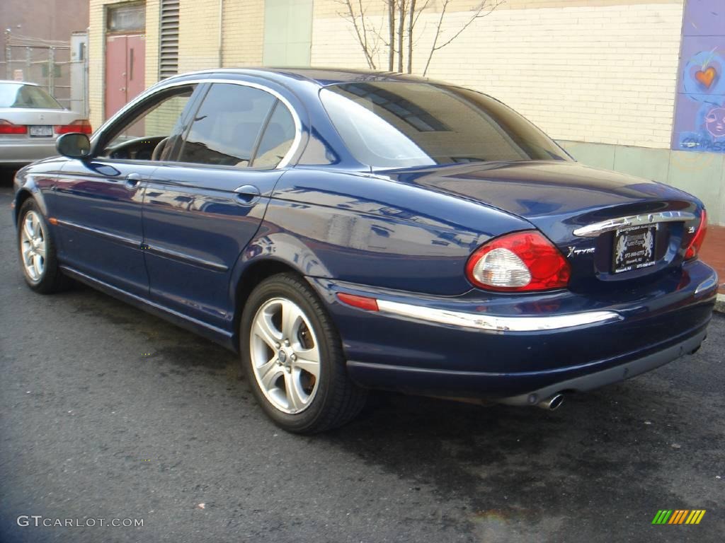 2002 X-Type 3.0 - Pacific Blue Metallic / Ivory photo #4