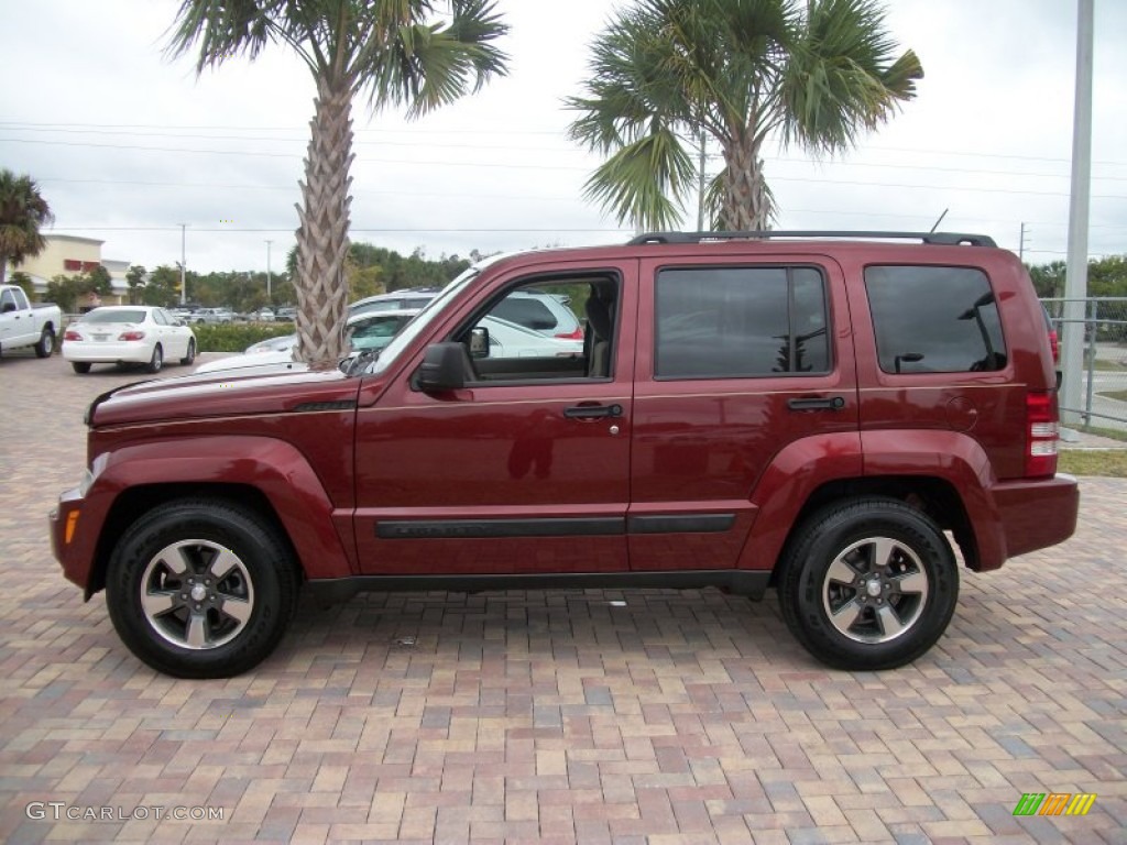 Red Rock Crystal Pearl 2008 Jeep Liberty Sport Exterior Photo #61702675