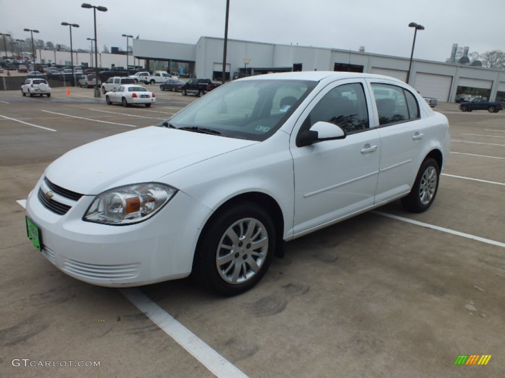 2010 Cobalt LT Sedan - Summit White / Ebony photo #9