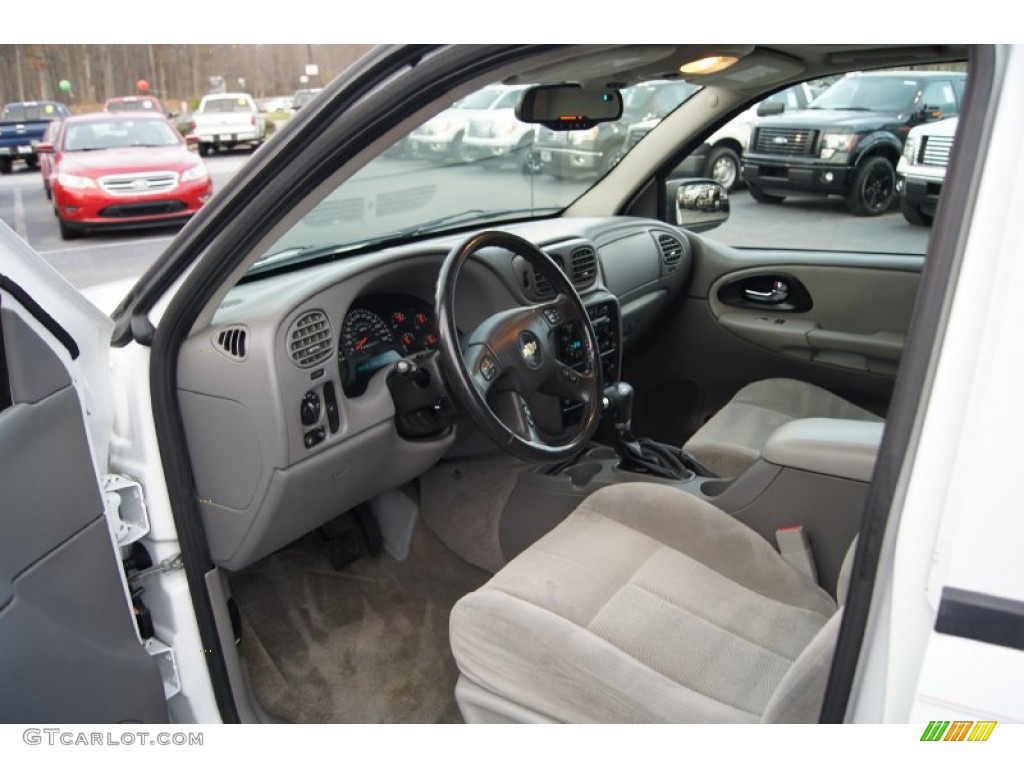 Light Gray Interior 2007 Chevrolet TrailBlazer LT 4x4 Photo #61704651