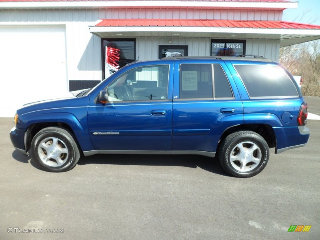 Indigo Blue Metallic 2004 Chevrolet TrailBlazer LT 4x4 Exterior Photo #61705104