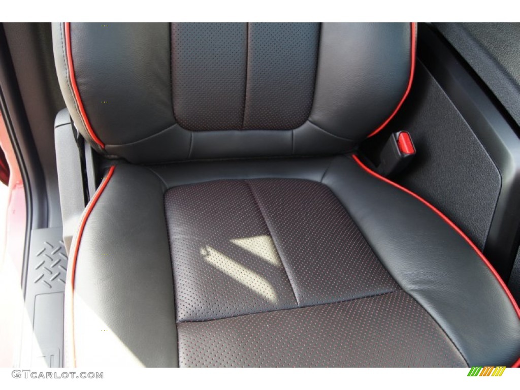 FX Sport Appearance Black/Red Interior 2012 Ford F150 FX2 SuperCrew Photo #61705575