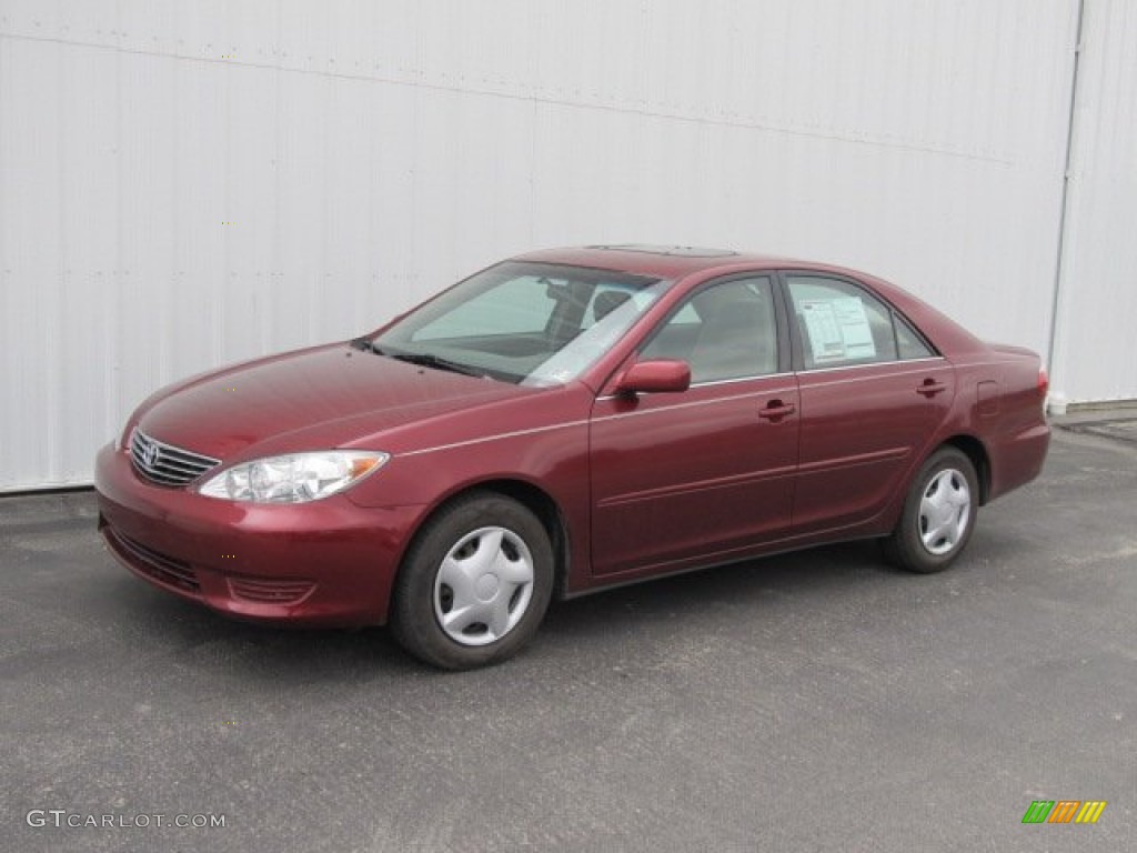 2006 Camry LE - Salsa Red Pearl / Taupe photo #1