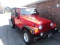 2004 Flame Red Jeep Wrangler Unlimited 4x4  photo #24