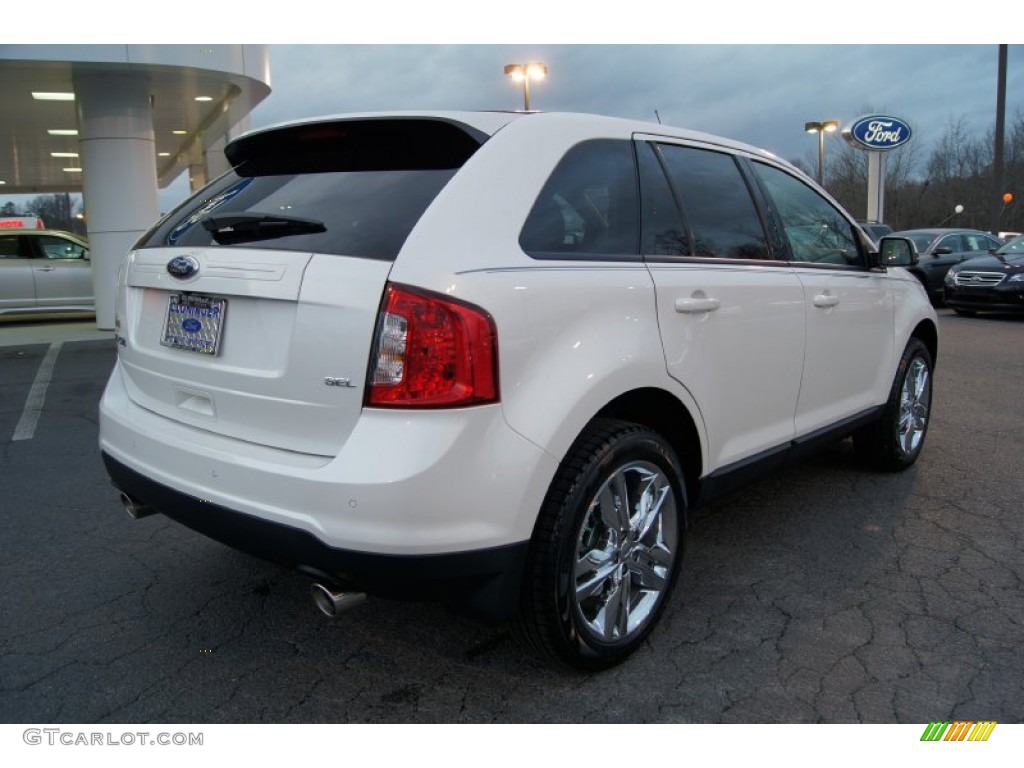 2012 Edge SEL - White Platinum Metallic Tri-Coat / Medium Light Stone photo #3