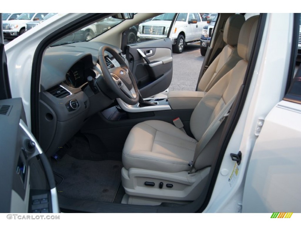 2012 Edge SEL - White Platinum Metallic Tri-Coat / Medium Light Stone photo #8