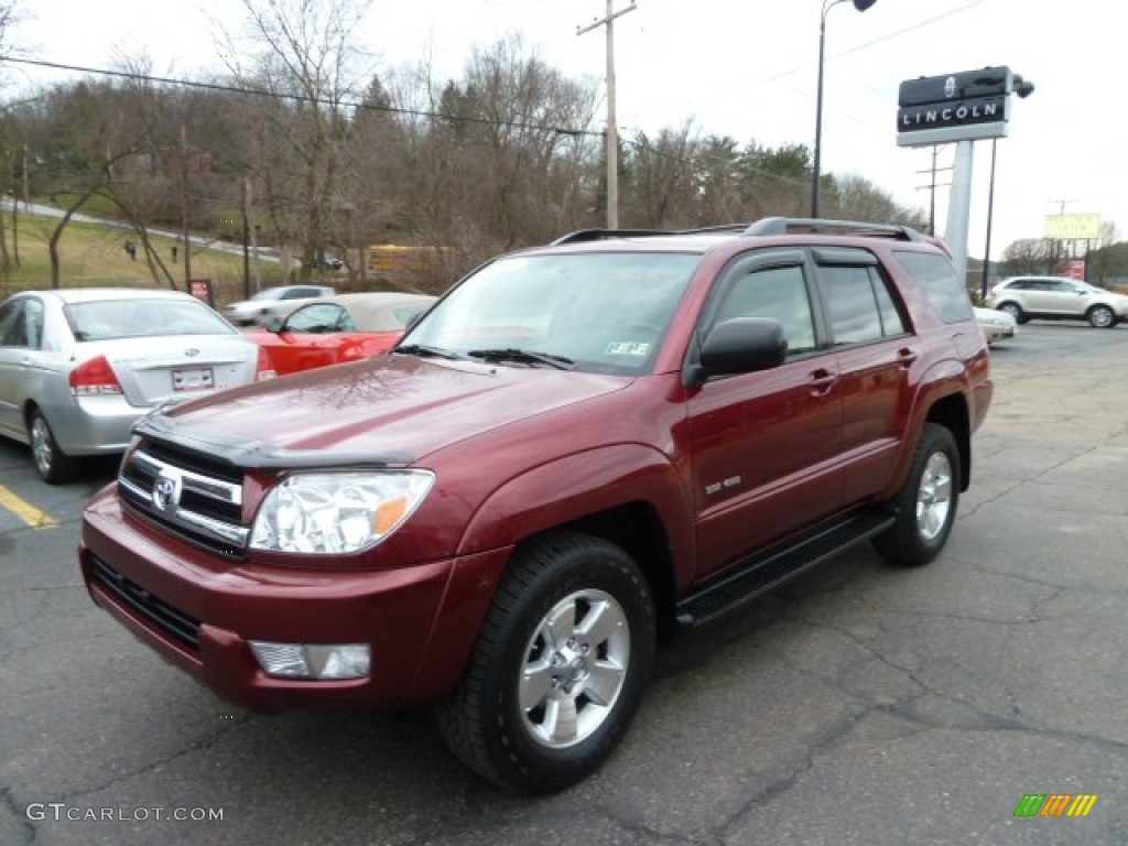 2005 4Runner SR5 4x4 - Salsa Red Pearl / Taupe photo #1