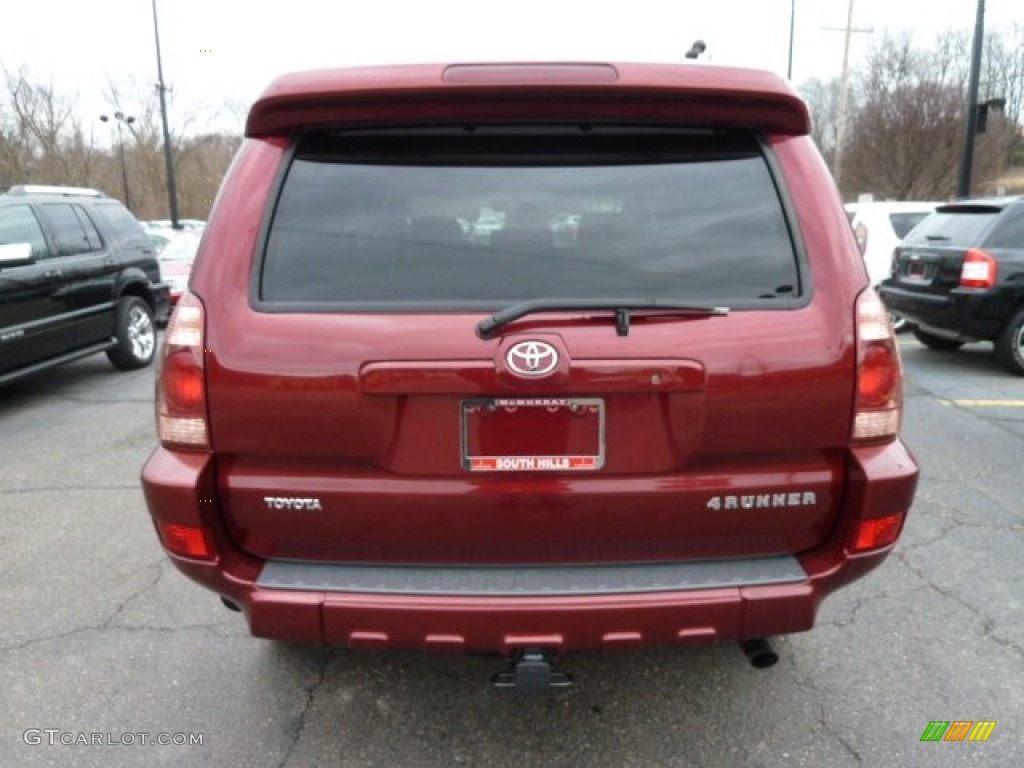 2005 4Runner SR5 4x4 - Salsa Red Pearl / Taupe photo #3