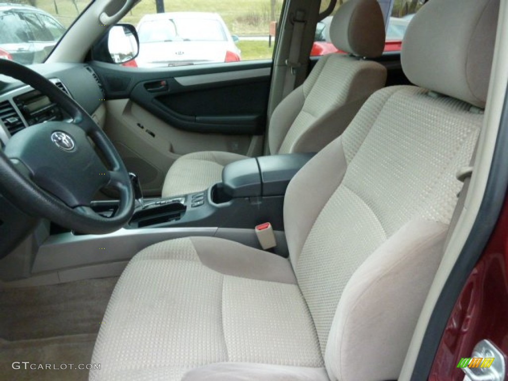 2005 4Runner SR5 4x4 - Salsa Red Pearl / Taupe photo #8