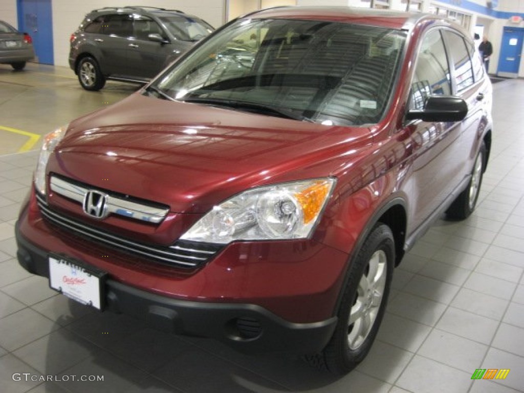 2008 CR-V EX 4WD - Tango Red Pearl / Gray photo #1