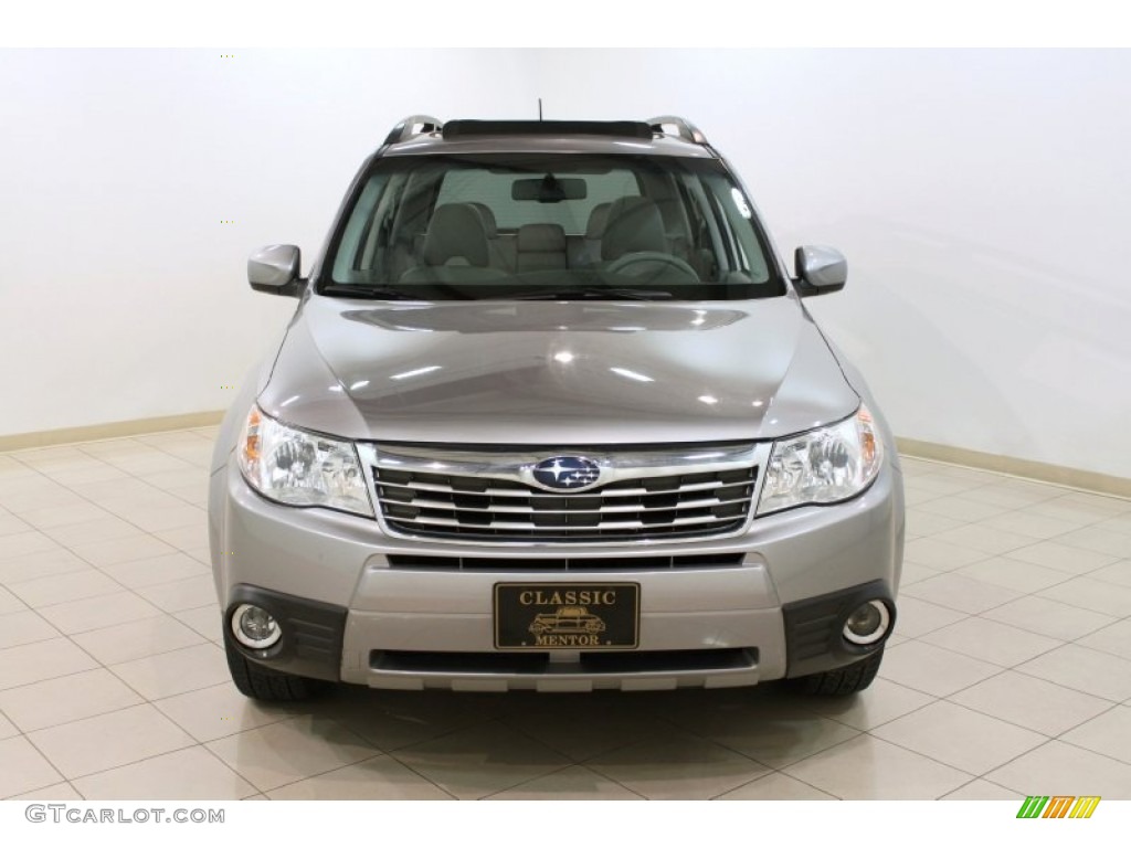 2009 Forester 2.5 X Limited - Steel Silver Metallic / Platinum photo #2