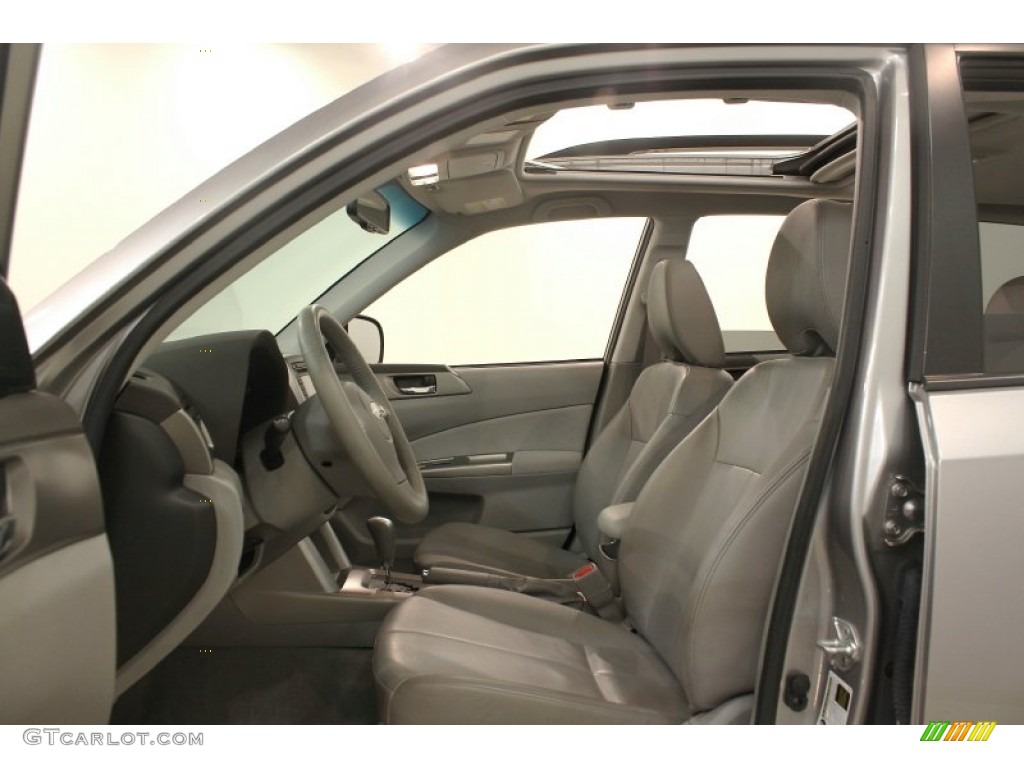 2009 Forester 2.5 X Limited - Steel Silver Metallic / Platinum photo #7