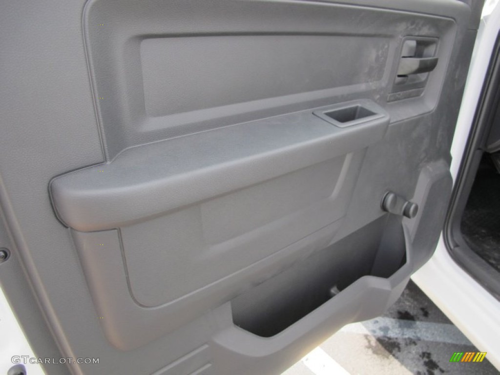 2012 Ram 1500 ST Regular Cab - Bright White / Dark Slate Gray/Medium Graystone photo #7