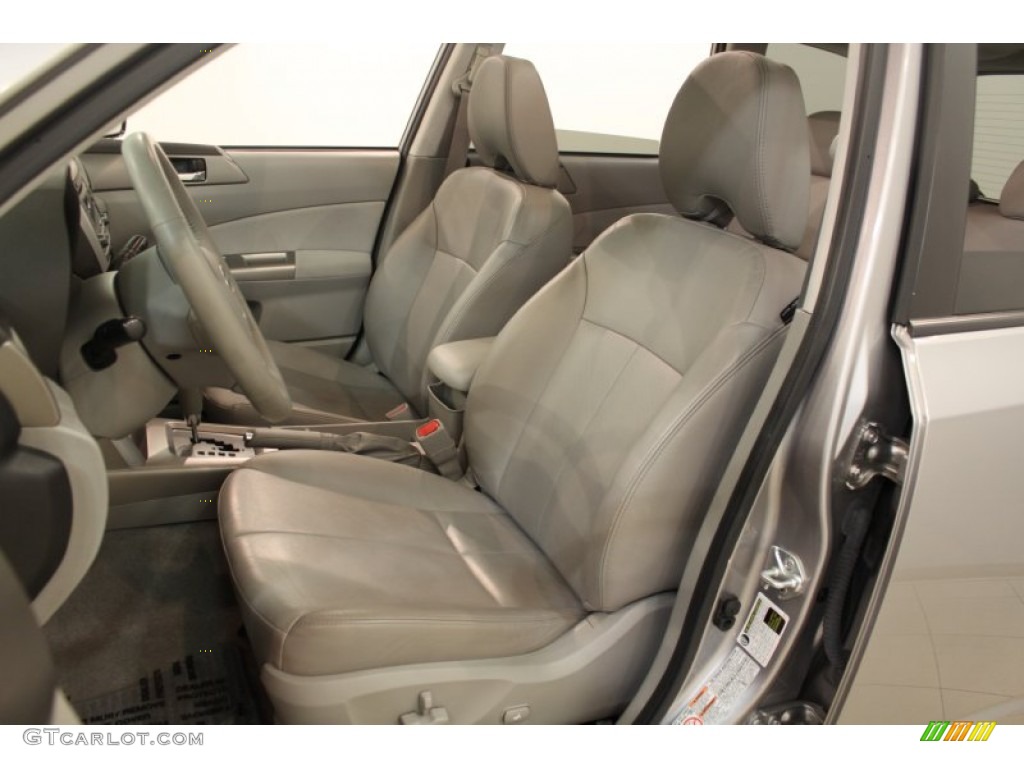 2009 Forester 2.5 X Limited - Steel Silver Metallic / Platinum photo #8