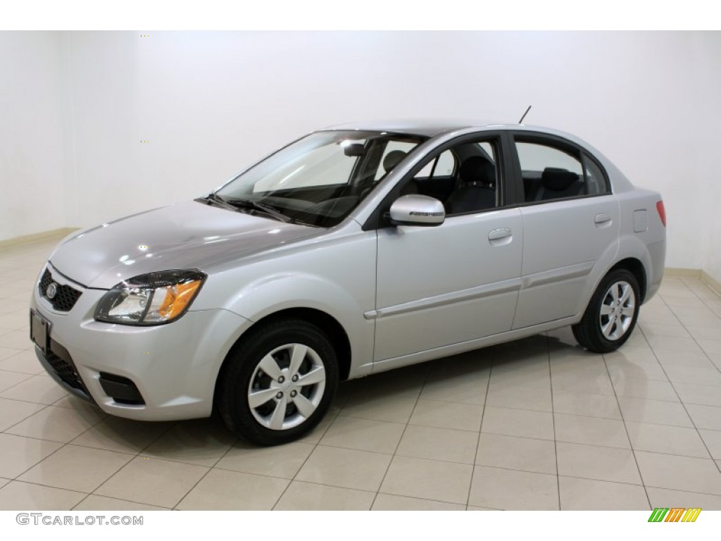 Clear Silver 2011 Kia Rio LX Exterior Photo #61708107