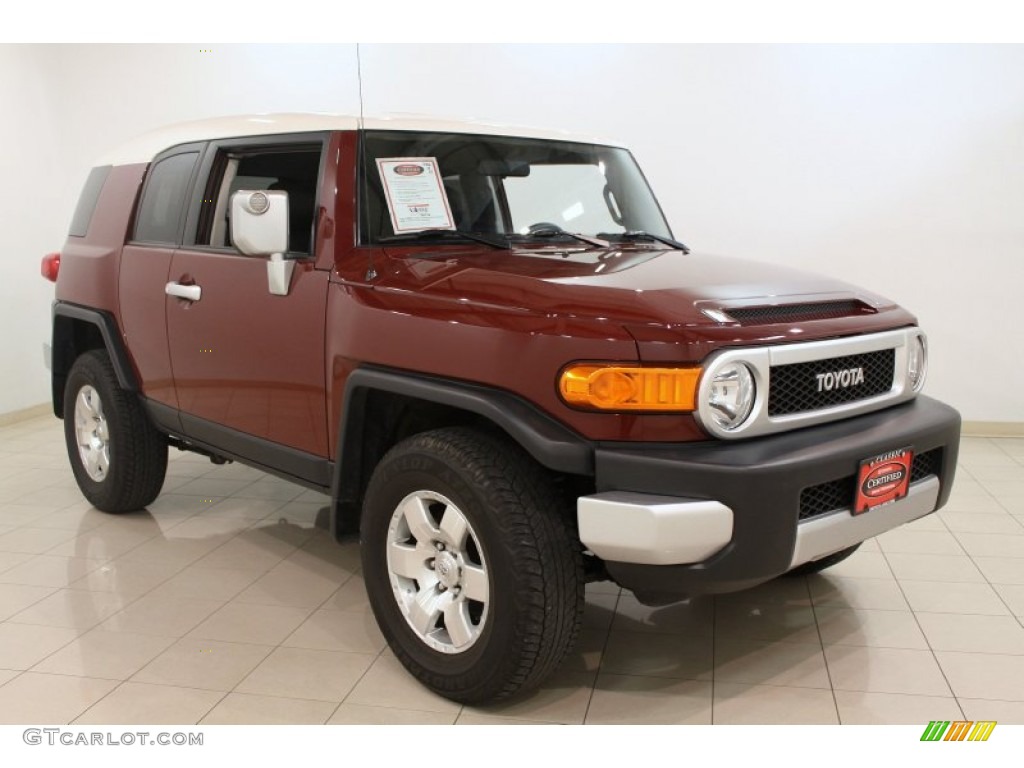 Brick Red 2008 Toyota FJ Cruiser 4WD Exterior Photo #61708284