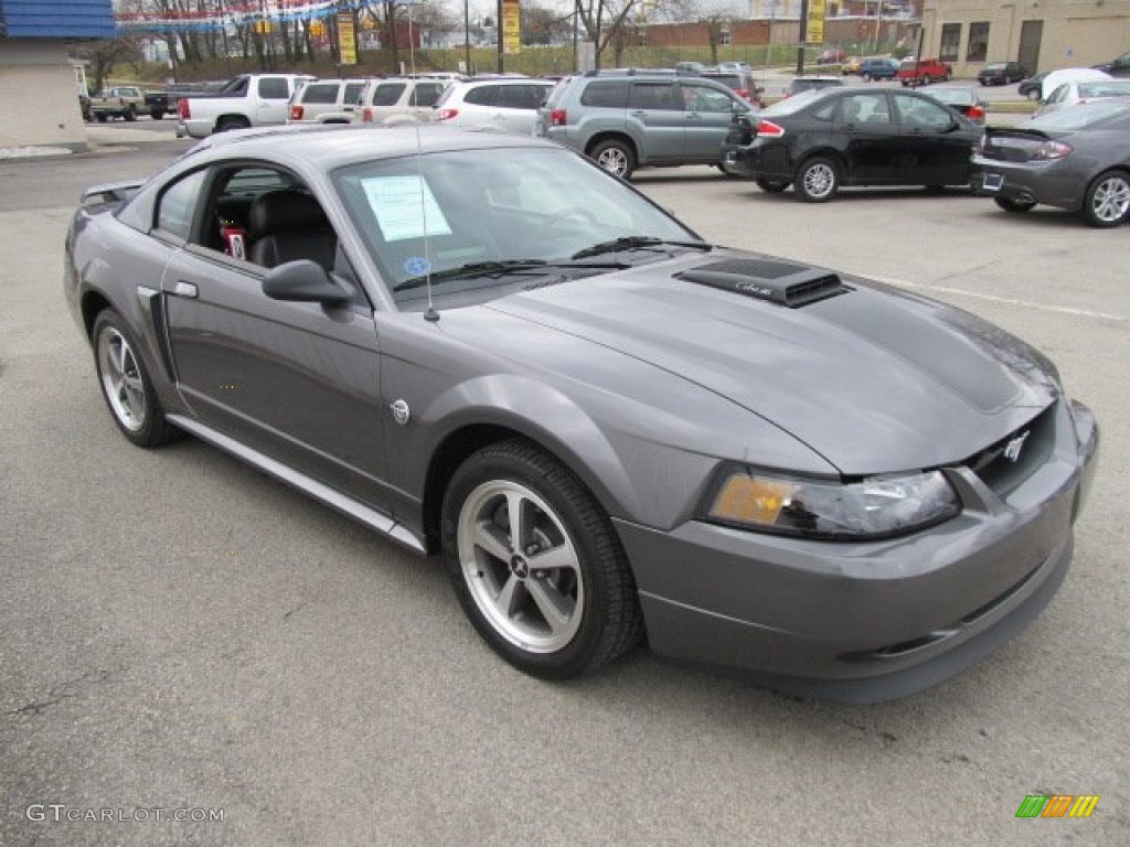 2004 Mustang Mach 1 Coupe - Dark Shadow Grey Metallic / Dark Charcoal photo #5