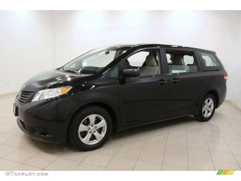 Black 2011 Toyota Sienna V6 Exterior Photo #61708534